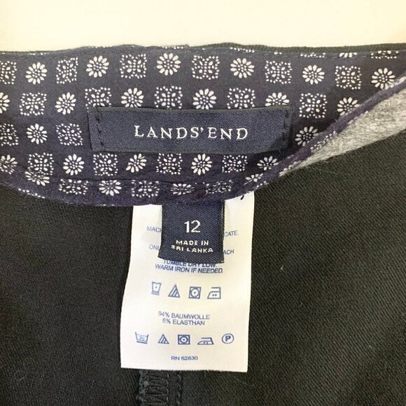 Lands' End side zipper stretch casual dress pants - Size 12 - Picture 6 of 7